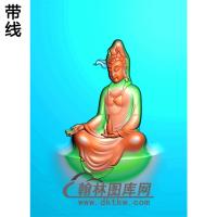 观音菩萨精品挂件精雕图（ZGY-176)