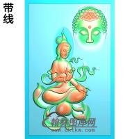 佛像观音挂件精雕图（ZGY-341)