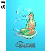 观音挂件精雕图（ZGY-259)