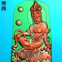 观音菩萨精品挂件精雕图（ZGY-227)