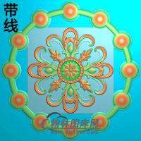 铝雕洋花精雕图（TM-0036）