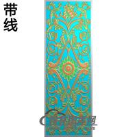 铝雕镂空洋花精雕图（TM-0038）