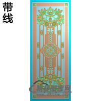 铝雕洋花边框精雕图（TM-0040）