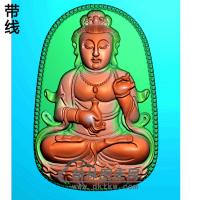 观音菩萨精品挂件精雕图（ZGY-233)