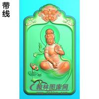 观音挂件精雕图（ZGY-353)