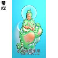 新观音菩萨精品挂件精雕图（ZGY-279)