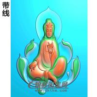 四观音菩萨精品挂件精雕图（ZGY-149)