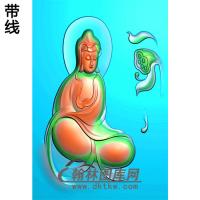四观音菩萨精品挂件精雕图（ZGY-150)