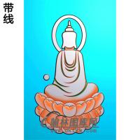 悟道菩萨精品挂件精雕图（ZGY-200)