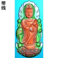 观音菩萨精品挂件精雕图（OGY-176)
