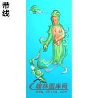 观音菩萨精品挂件精雕图（OGY-181)