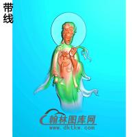 观音精品挂件精雕图（BGY-201)