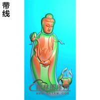 观音菩萨精品挂件精雕图（BGY-208)