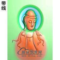 观音菩萨精品挂件精雕图（BGY-192)