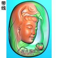 精品观音挂件精雕图（BGY-511)