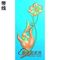 莲花佛手浮雕图（FS-037)