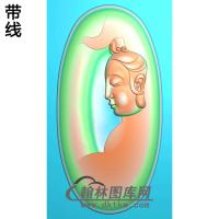 观音挂件精雕图（BGY-265)