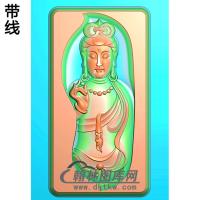 观音挂件精雕图（BGY-590)