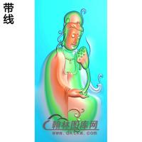 观音挂件精雕图（BGY-611)