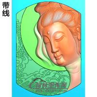 观音挂件精雕图（BGY-628)
