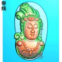 观音挂件精雕图（BGY-634)
