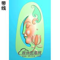 椭圆观音精雕图（BGY-351)