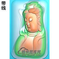 观音挂件精雕图（BGY-257)