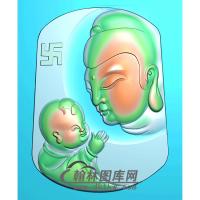送子观音精雕图（SZY-011)