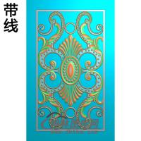 洋花精雕铝雕图（TM-0138）