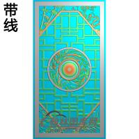 梅兰竹菊五谷丰登铝雕精雕图（TM-0173）