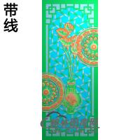 荷花蝙蝠铝雕精雕图（TM-0218）