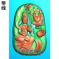御龙观音精雕图（YGY-113)
