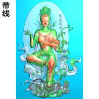 御龙观音精雕图（YGY-115)
