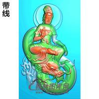 御龙观音精雕图（YGY-125)