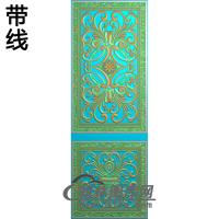 洋花铝雕精雕图（TM-0258）