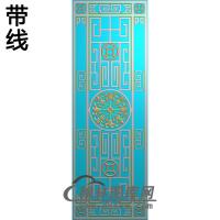 中心圆形洋花铝雕精雕图（TM-266）