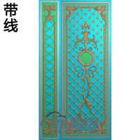 洋花铝雕精雕图（TM-285）