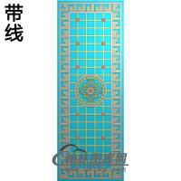 圆形洋花铝雕精雕图（TM-292）