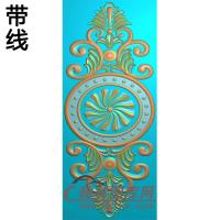 洋花铝雕精雕图（TM-296）