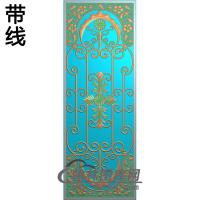 洋花铝雕精雕图（TM-298）