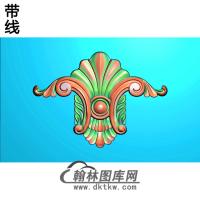 柱板洋花精雕图(ZB-016)