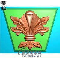 柱板洋花精雕图(ZB-033)