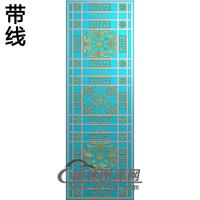 洋花铝雕精雕图（TM-305）