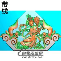 仙女墓碑碑头（MBBT-0182）