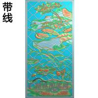 荷花铝雕精雕图（TM-348）