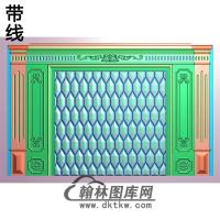 整体背景墙精雕图(BJQ-044)