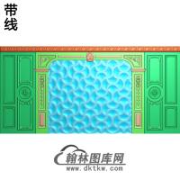 复杂整体背景墙精雕图(BJQ-094)