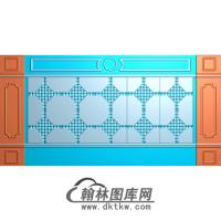整体背景墙精雕图(BJQ-169)