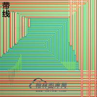 交叉条纹理精雕图(wl-008)