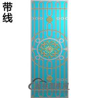 圆形洋花5.21铝雕精雕图（TM-394）